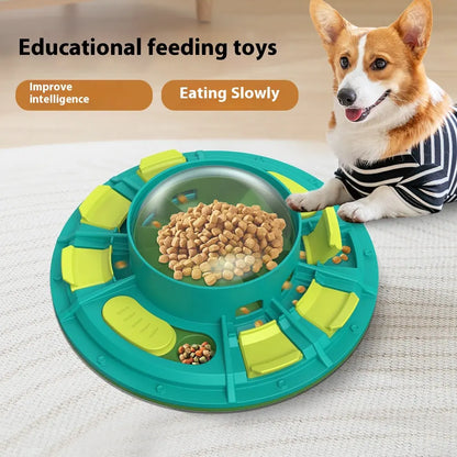 Interactive Dog Puzzle Toy for IQ Improvement and Slow Feeding Suitable for All Sizes Pets Nutritious Diet-Friendly Non-Electric Plastic Pets Game Pet Products