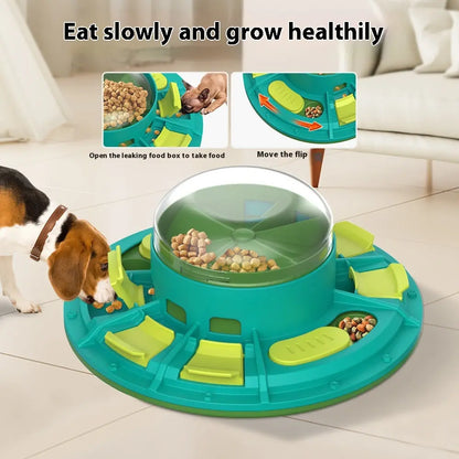 Interactive Dog Puzzle Toy for IQ Improvement and Slow Feeding Suitable for All Sizes Pets Nutritious Diet-Friendly Non-Electric Plastic Pets Game Pet Products