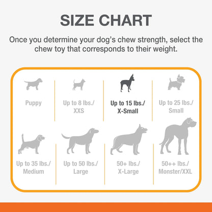 Power Chew Basted Blast Dual Flavored Dog Chew Toys X-Small/Petite - up to 15 Ibs. (2 Count)