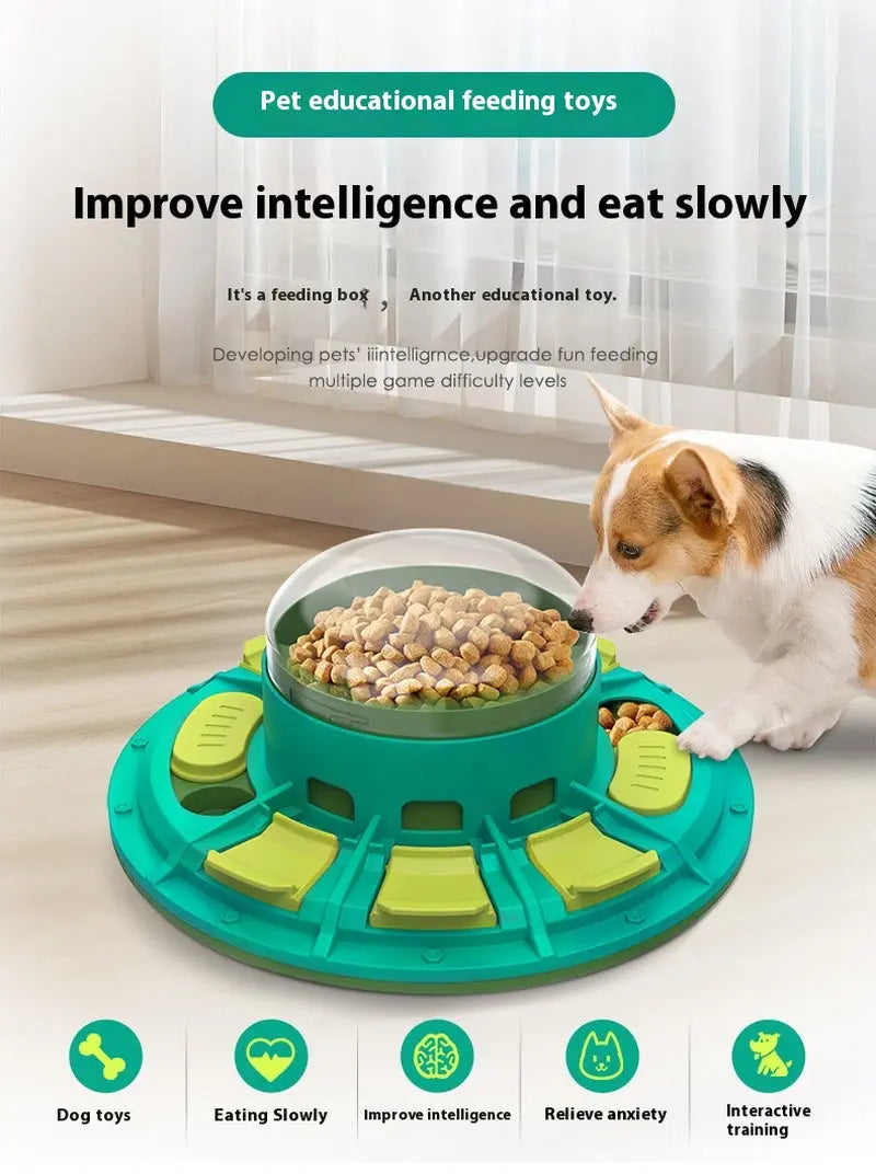 Interactive Dog Puzzle Toy for IQ Improvement and Slow Feeding Suitable for All Sizes Pets Nutritious Diet-Friendly Non-Electric Plastic Pets Game Pet Products